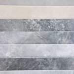range of granite tile samples